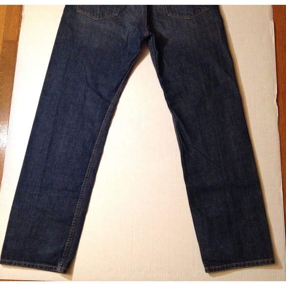 VTG Levis 505 Jeans Men 38x34 Dark Wash Straight Relaxed Fit 90s Y2K Made Mexico - Picture 8 of 11